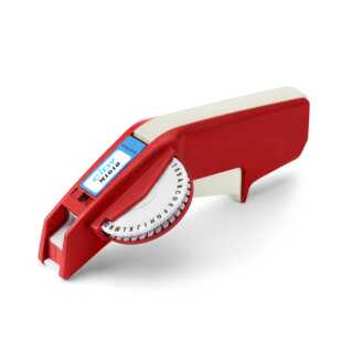 CIDY达美1610手动标签机 打码机 价格标签刻字机 凹凸3D带模机