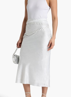 香港IR0正品代购过季款知性美肌理纹包臀半身裙76292