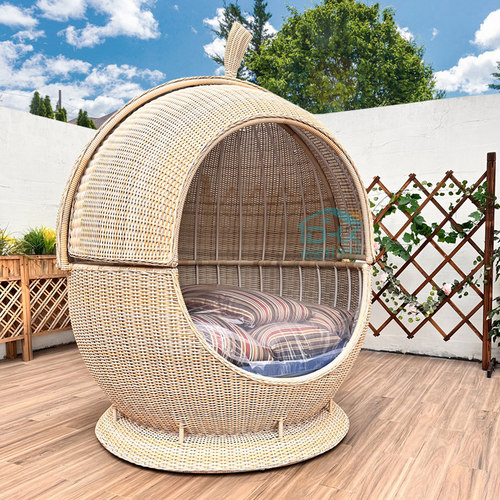 千禧森户外圆躺床旋转