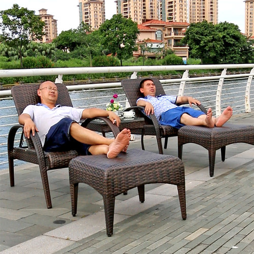 午睡单人折叠泳池沙滩组合茶几