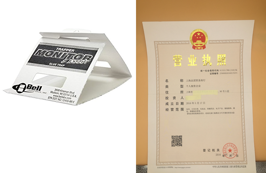 trapper insect trap (great for bed bugs, spiders, cockroach