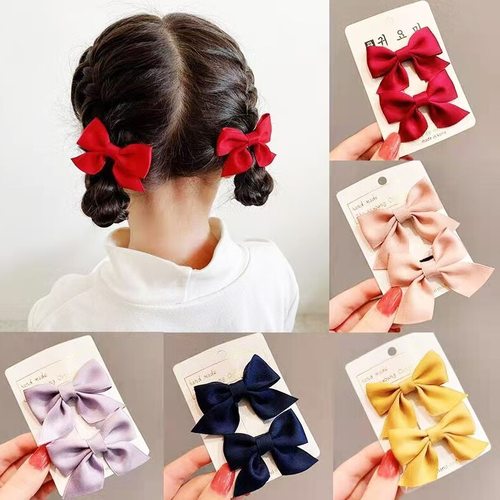 对夹发卡可爱蝴蝶结发夹