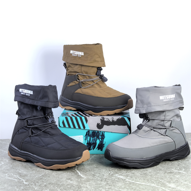 小日子单冬季户外雪地靴加绒加厚保暖宽版靴子男女防滑防水棉鞋