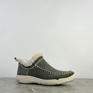 出美单中帮运动鞋女鞋绒布面休闲鞋耐磨防滑防水厚底健步鞋女