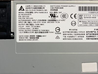 IBM X3550M5服务器电源 DPS-750AB-28请询价