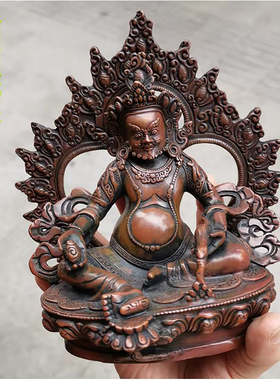 5寸红铜黄财神国产紫铜佛像