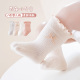 宝宝袜子春秋无骨袜春秋婴儿袜子花边中筒袜松口袜