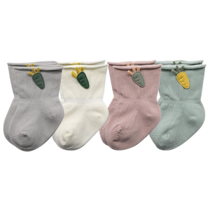 婴儿袜子春秋无骨0-12个月新生儿松口棉袜一岁宝宝袜子不勒腿