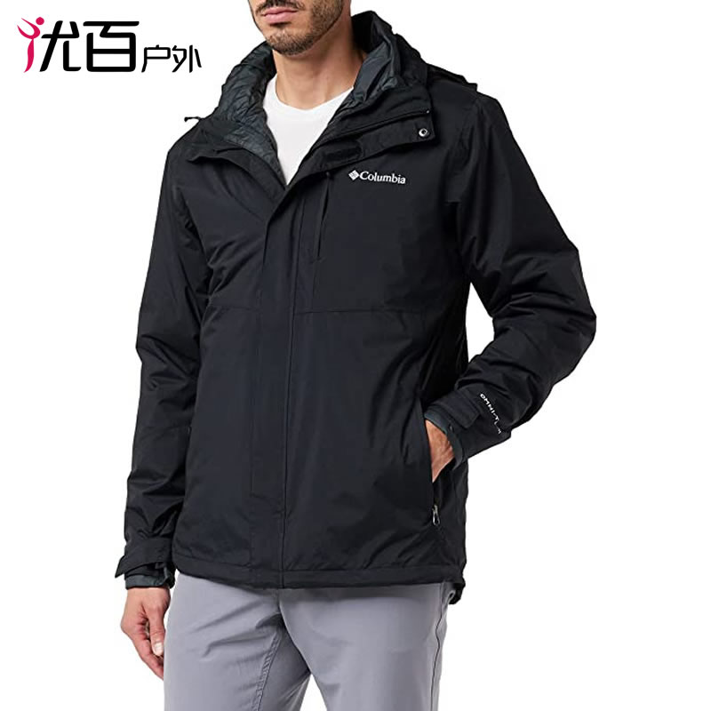 哥伦比亚保暖三合一冲锋衣