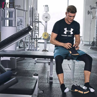 T恤背心1329590 能量棉UA大Logo运动短袖 Under Armour安德玛男士