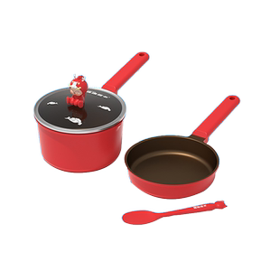 didinika迪迪尼卡生肖龙龙辅食锅煎煮一体婴儿专用不粘锅奶锅