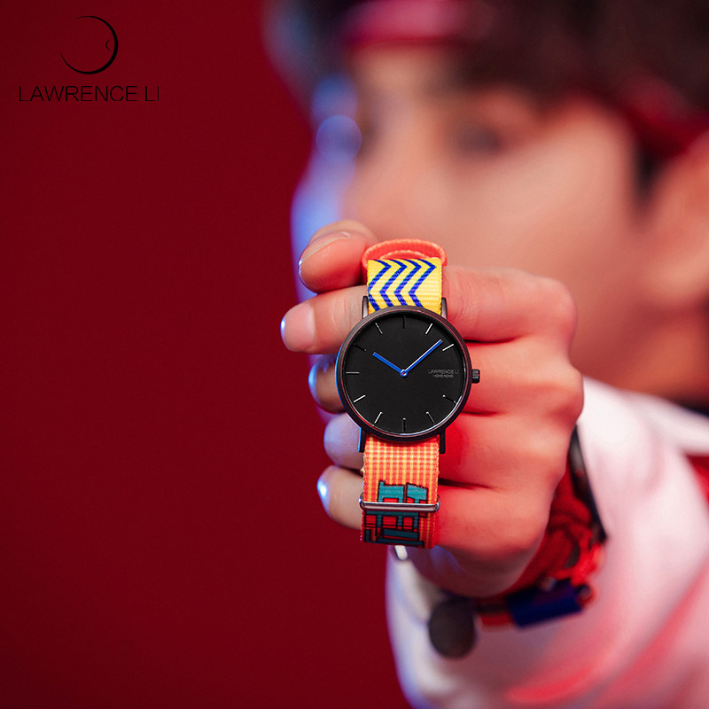 【年少有为】中国风设计师手表创意男女学生潮流情侣小众简约气质