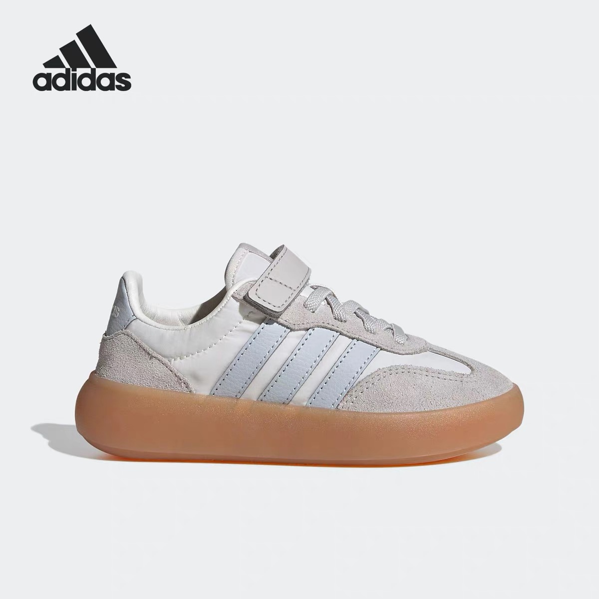 Adidas儿童魔术贴运动休闲鞋