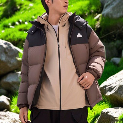 Adidas阿迪达斯V PUFF JKT UG男女冬季休闲轻薄保暖面包服JM9133