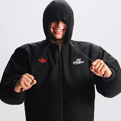 阿迪达斯男运动休闲复古夹克外套