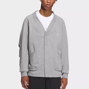Adidas阿迪达斯AS CARDIGAN男子加绒保暖休闲时尚开衫外套 IX6815