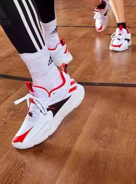 Adidas阿迪达斯DAME CERTIFIED男子低帮减震耐磨实战篮球鞋GY8965