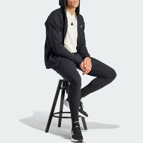 阿迪达斯男春季连帽运动夹克外套