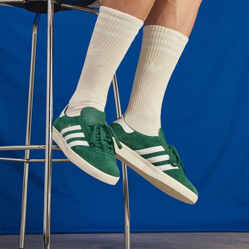 Adidas阿迪达斯GAZELLE DECON情侣款复古低帮休闲运动板鞋IE9168