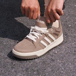 Adidas阿迪达斯ENTRAP 男女同款简约舒适休闲透气运动板鞋KI8457