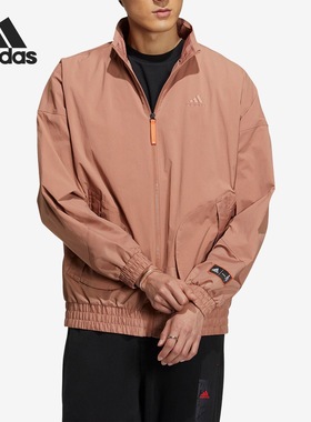 Adidas阿迪达斯CM COM WV JKT男秋冬翻领训练运动休闲外套HZ3038