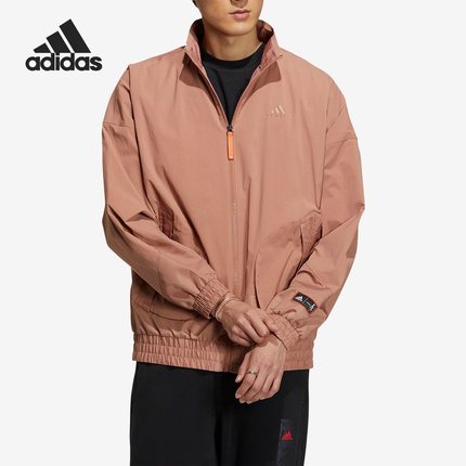 Adidas阿迪达斯CM COM WV JKT男秋冬翻领训练运动休闲外套HZ3038