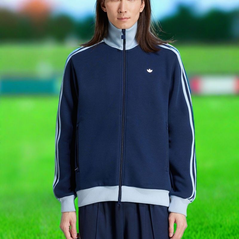 Adidas阿迪达斯PREM TT男女同款运动休闲立领长袖夹克外套 JC6354