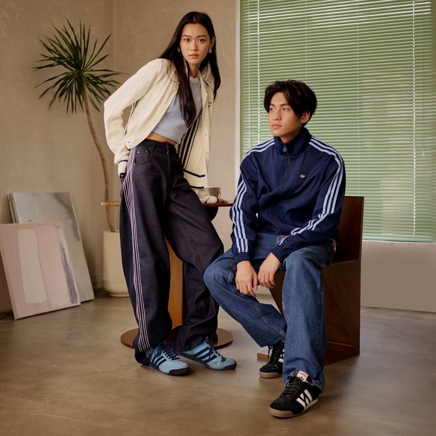 Adidas阿迪达斯男女同款低帮板鞋