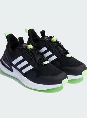 Adidas阿迪达斯RAPIDASPORT EL K儿童轻便耐磨运动休闲鞋KH8918