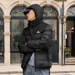 防风保暖休闲羽绒服JX1808 JKT男子冬季 Adidas阿迪达斯DUCK DOWN