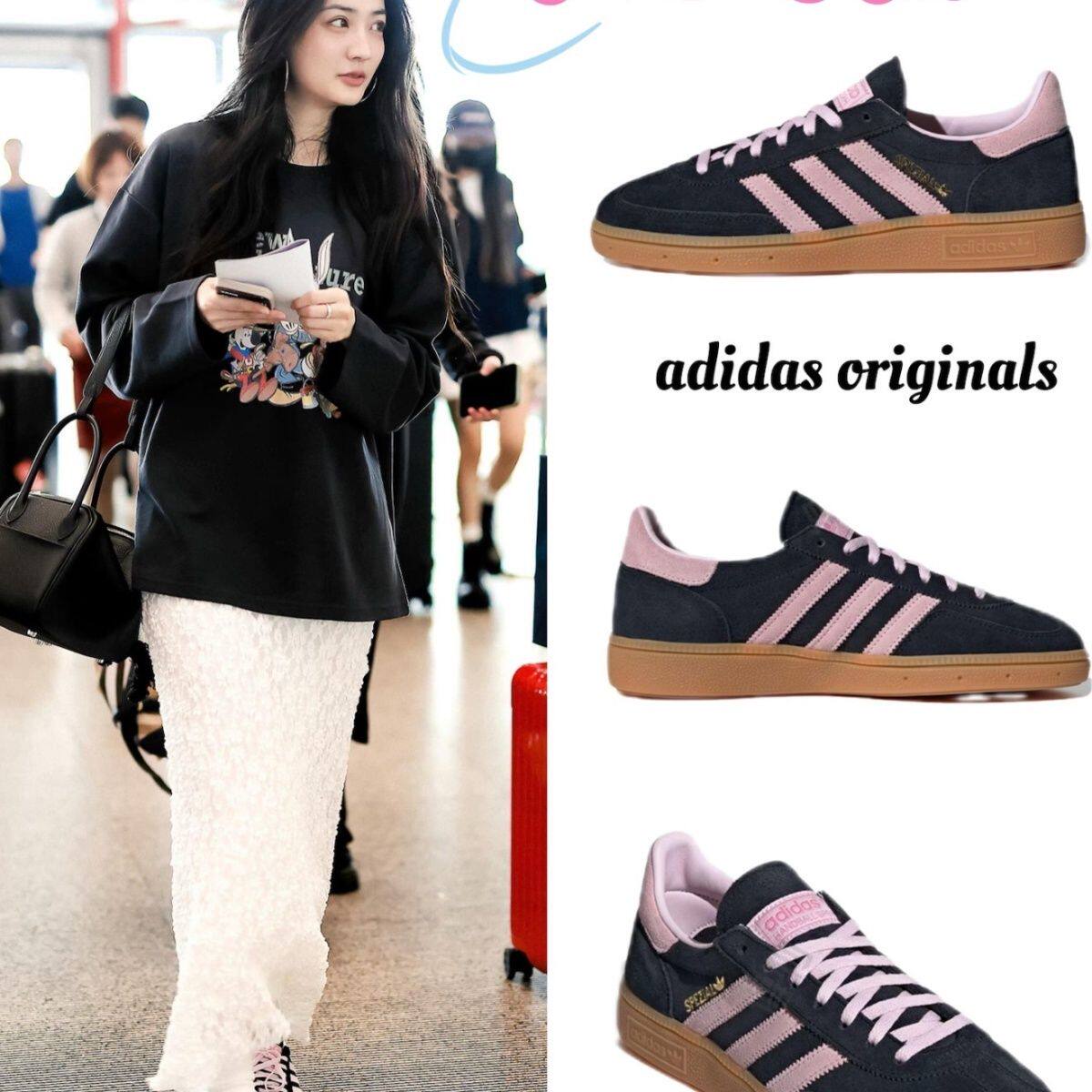 Adidas阿迪达斯HANDBALL SPEZIAL男女同款低帮耐磨休闲板鞋IE5897