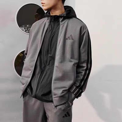 阿迪达斯男子春秋运动套装