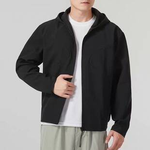 Adidas阿迪达斯U CE Q4 FZHD男子连帽梭织运动休闲夹克外套IJ6092