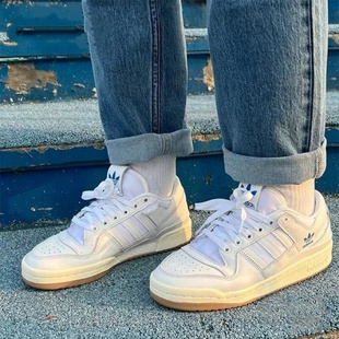 ADV男女低帮轻便耐磨运动板鞋 LOW H04903 Adidas阿迪达斯FORUM