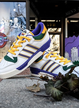 Adidas阿迪达斯RIVALRY LOW 86男低帮舒适耐磨运动休闲板鞋IF8180