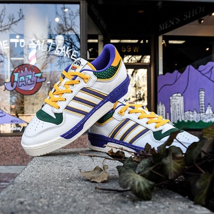 IF8180 86男低帮舒适耐磨运动休闲板鞋 Adidas阿迪达斯RIVALRY LOW