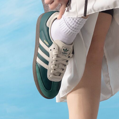Adidas阿迪达斯三叶草SAMBA OG J大童低帮耐磨休闲运动板鞋JH7862