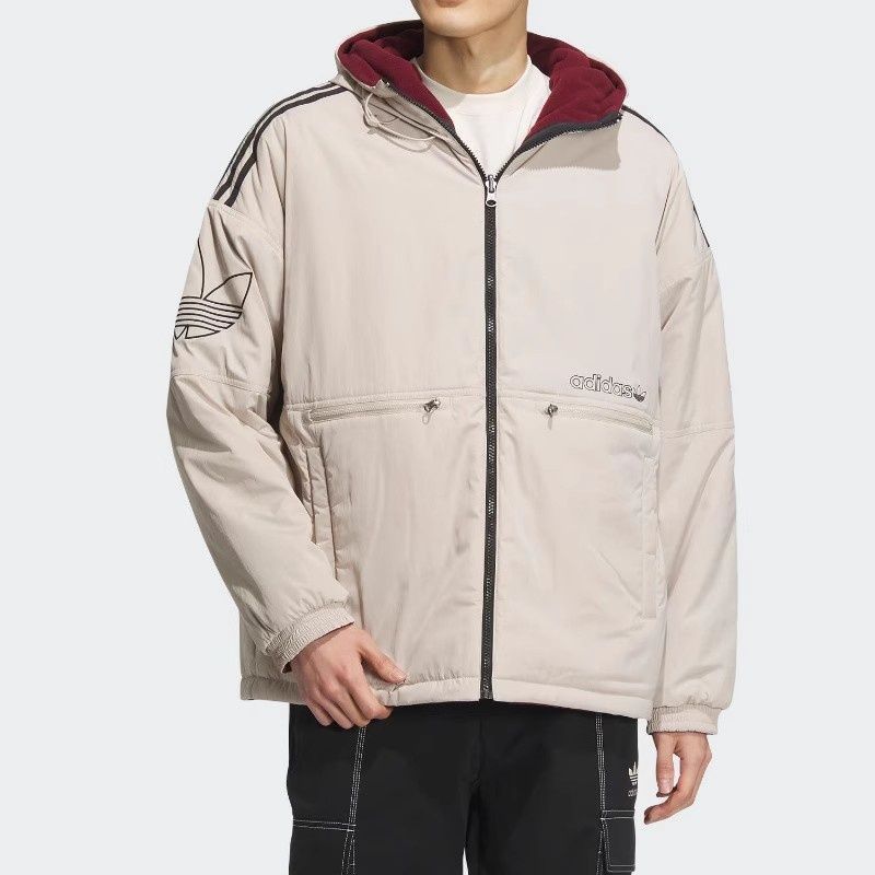 Adidas阿迪达斯男子连帽保暖外套