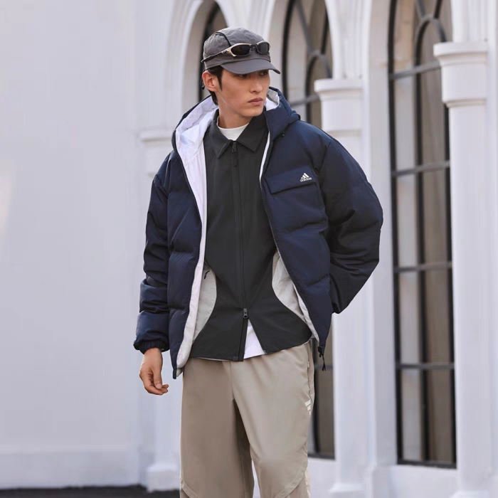 Adidas阿迪达斯男子冬季双面穿