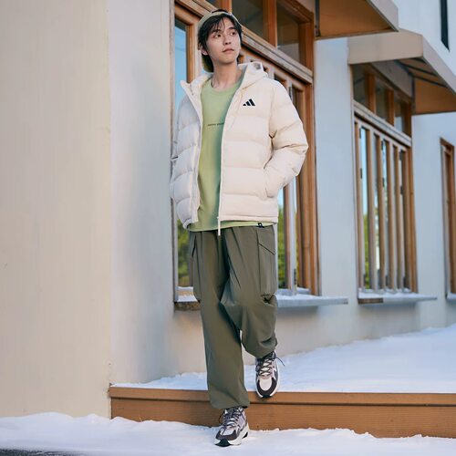 Adidas阿迪达斯男子连帽羽绒服