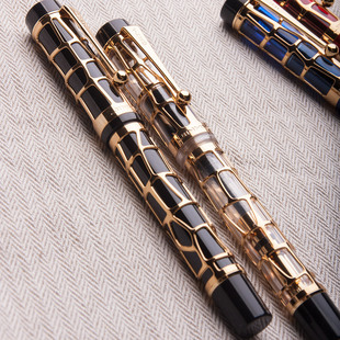 铭文版胖叔钢笔金豪世纪100大豆腐3号定制配色手工打磨笔尖练字