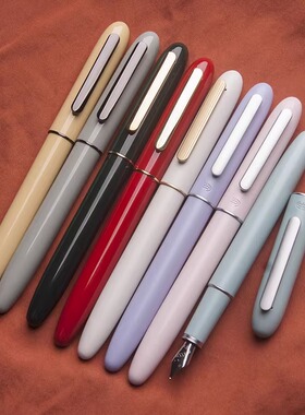 胖叔钢笔半句白糖一代二代色无相白色墨水笔小学生女生金属笔杆