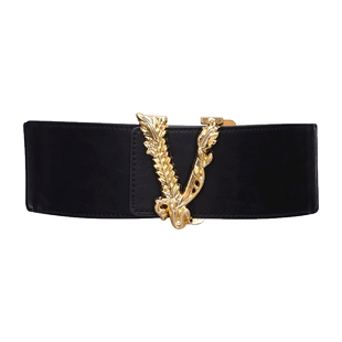 设计腰封女腰饰装饰配西装大衣裙子收腰夏季松紧弹力宽腰带ins潮