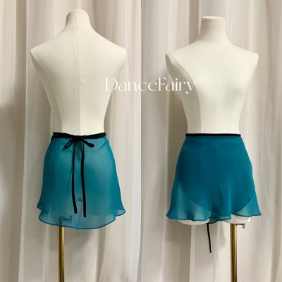 芭蕾裙定制精品雪纺一片弹力系带半身yumiko Slownov包臀版舞蹈裙