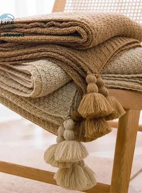 Blankets for Bed Sofa Couch Chunky Knit Bedspread Knitted