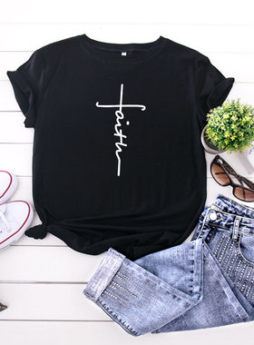 women t shirt cotton t-shirt female tee纯棉短袖t恤女2025新款