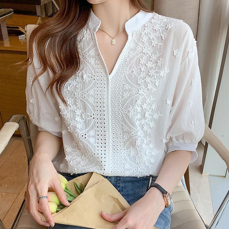 womenclothes白色純棉衬