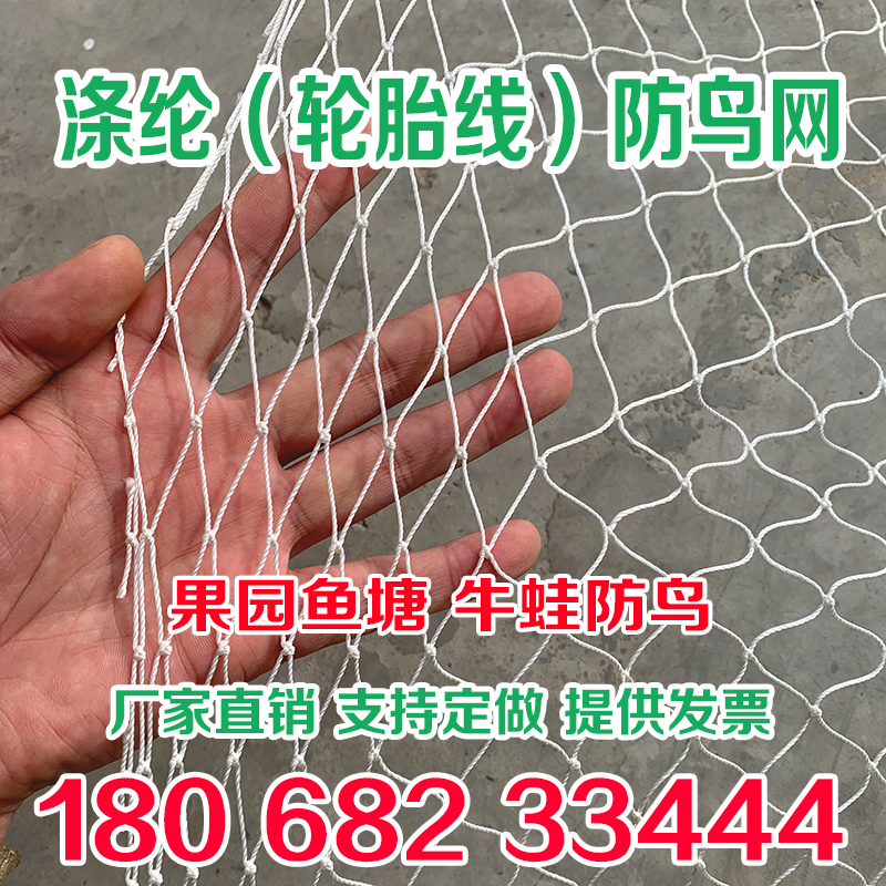 超长质保涤纶线防鸟网结实耐用款