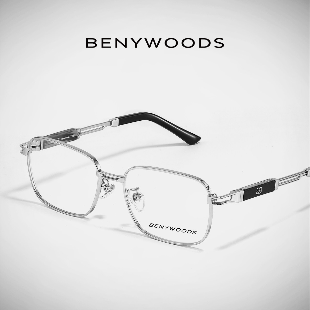 德国BENYWOODS纯钛眼镜框男款商务蔡司近视眼镜架防蓝光镜架