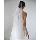 Veils超仙单层简约气质珍珠头纱长款 新娘结婚旅拍森系婚礼头饰